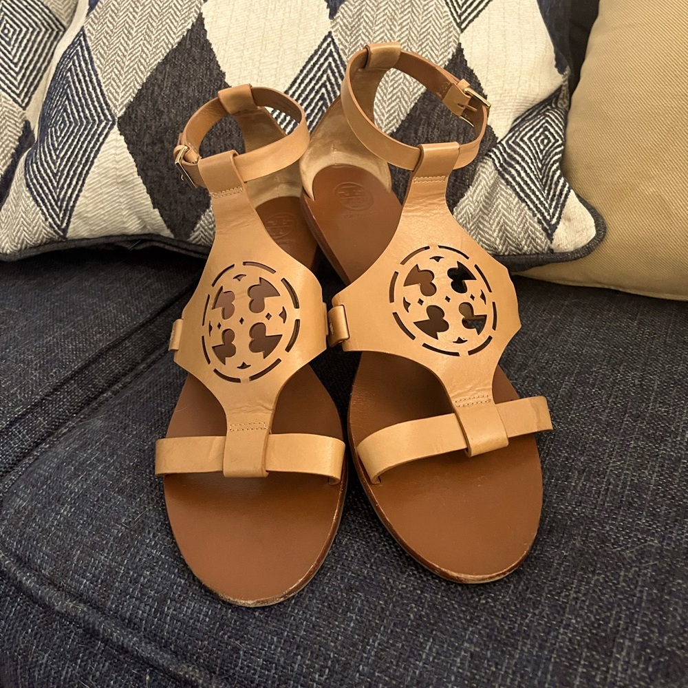 Tory Burch Leather Sandals EUC☀️